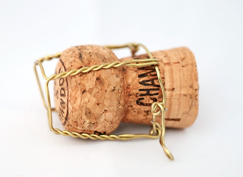 Wine Cork Bulletin Board
